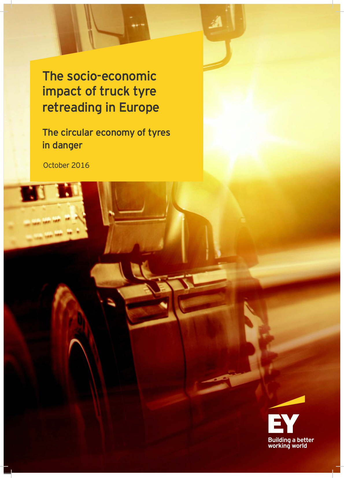 The socio-economic impact of truck tyre retreading in Europe